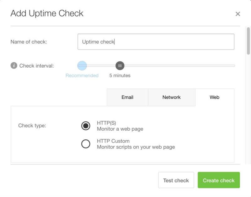 The Pingdom uptime monitoring tool.