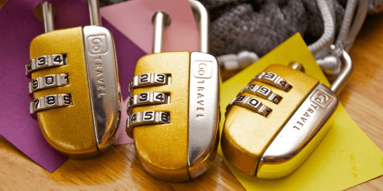 Colorful padlocks,