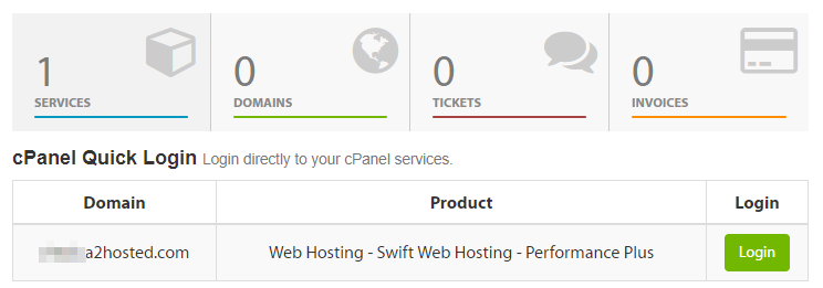 Accessing your cPanel.