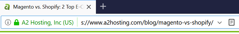 An example of an URL.