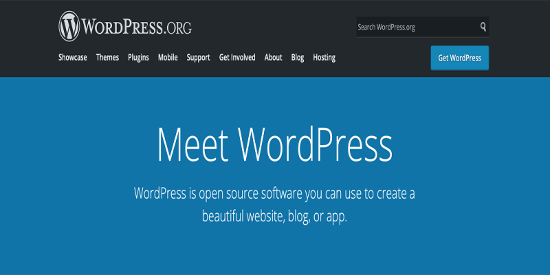 Wordpress.org is a content management system (CMS).