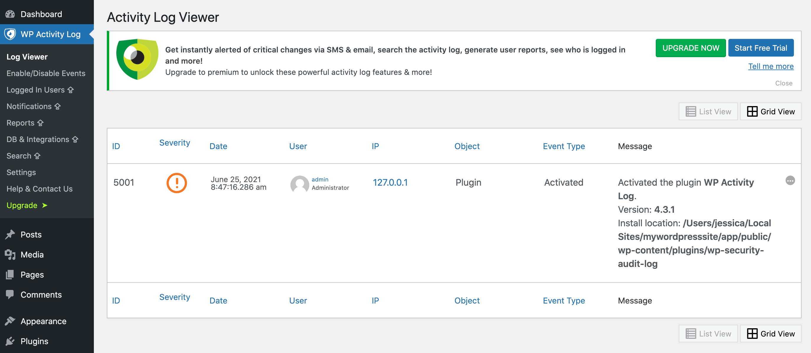 The WP Activity Log can help protect against zero day vulnerabilities. 